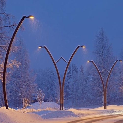 tiang lampu jalan dekoratif